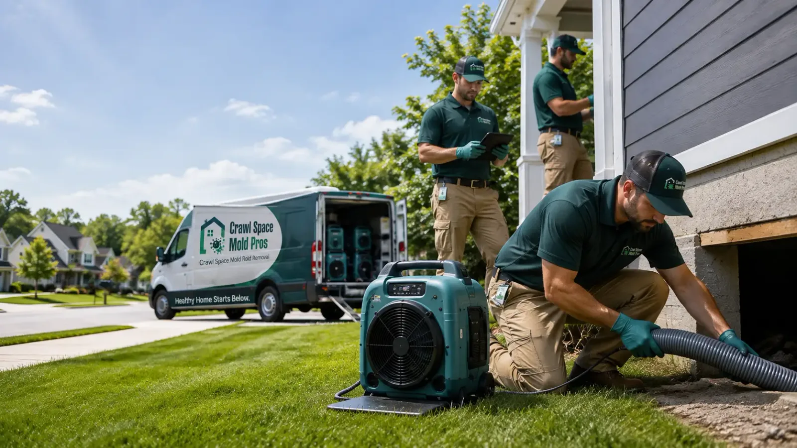 Crawl Space Mold Removal in Bradley, AR